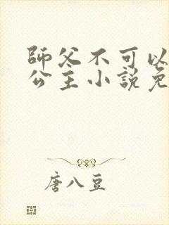 师父不可以灵犀公主小说免费