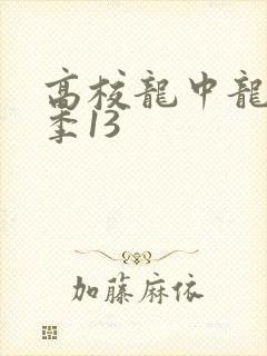 高校龙中龙第二季13