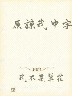 原谅我中字
