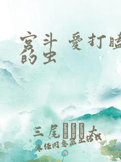 宫斗 爱打瞌睡的虫