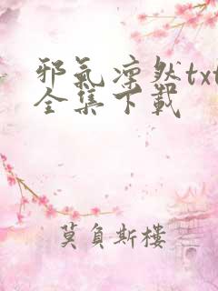 邪气凛然txt全集下载