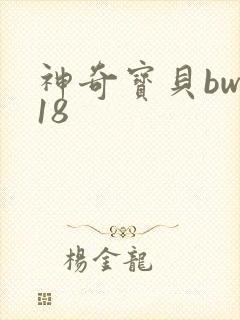神奇宝贝bw118