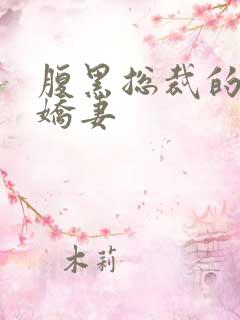 腹黑总裁的双面娇妻