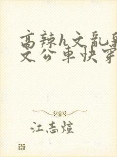 高辣h文乱乳h文公车快穿