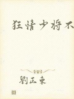 狂情少将不良妻