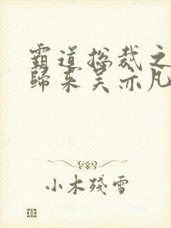 霸道总裁之出狱归来吴亦凡