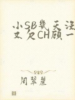 小SB几天没做又欠CH顾一成