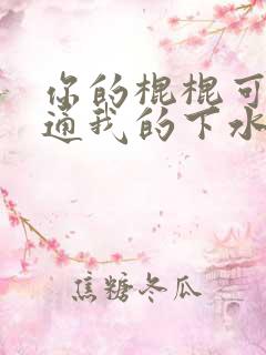 你的棍棍可以通通我的下水道吗