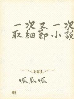 一次又一次的索取细节小说