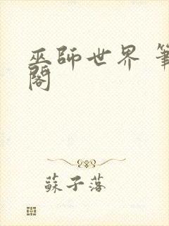 巫师世界 笔趣阁