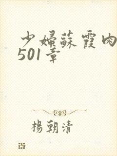 少妇苏霞肉欲第501章