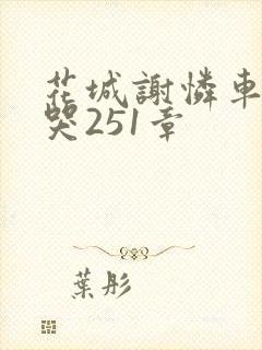 花城谢怜车肉干哭251章