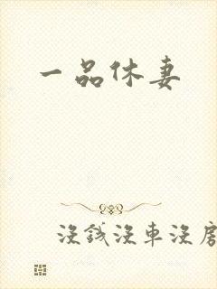 一品休妻