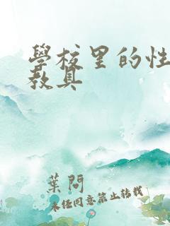 学校里的性教学教具