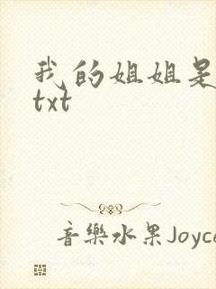 我的姐姐是美女txt