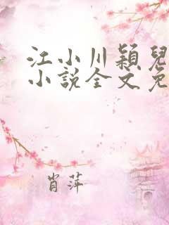 江小川颖儿穿越小说全文免费阅读