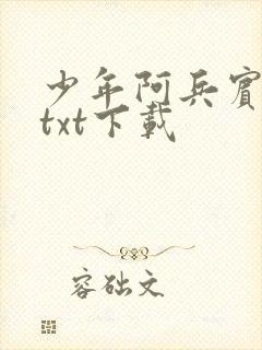 少年阿兵宾小说txt下载