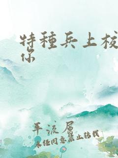 特种兵上校赖上你