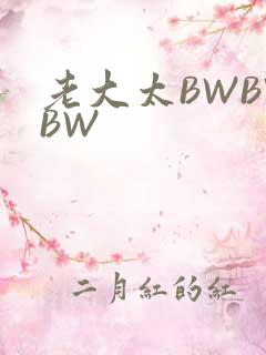 老大太BWBWBW