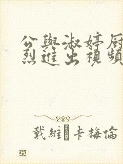 公与淑婷厨房猛烈进出视频中国