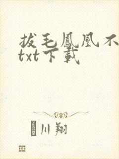 拔毛凤凰不如鸡txt下载