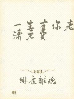 一生有你老赵潇潇免费