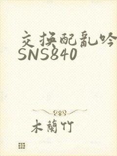 交换配乱吟粗大SNS840