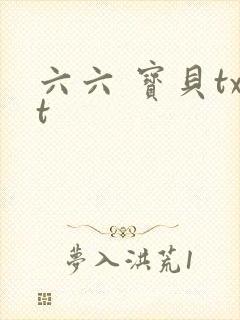 六六 宝贝txt