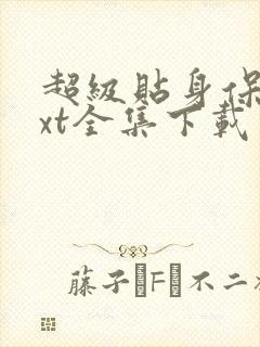 超级贴身保镖txt全集下载