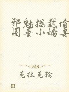 邪魅总裁偷心计圈养小娇妻