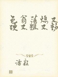 色翁荡熄又大又硬又粗又动态图