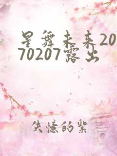 星舞未来20170207露出