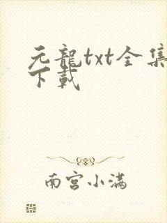 元龙txt全集下载