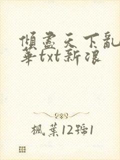 倾尽天下乱世繁华txt新浪