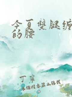 今夏双腿缠陆绎的腰