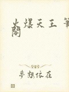 火爆天王 笔趣阁