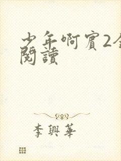 少年啊宾2全文阅读