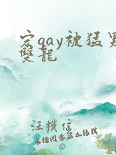 宏gay被猛男双龙