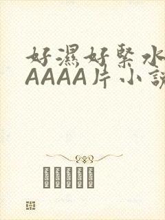 好湿好紧水多AAAAA片小说