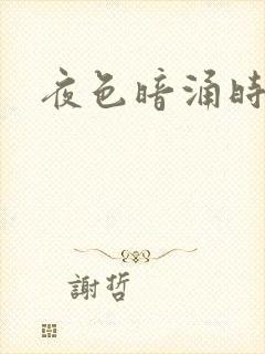 夜色暗涌时小说