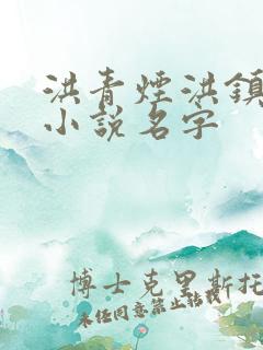 洪青烟洪镇国的小说名字