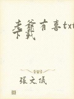 老爷有喜txt下载