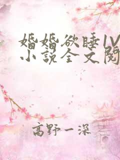 婚婚欲睡1V1小说全文阅读