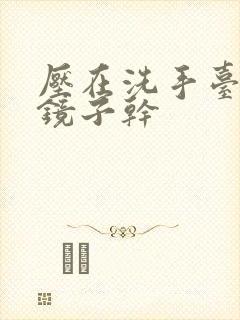 压在洗手台看着镜子干