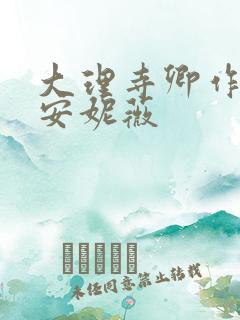 大理寺卿作者:安妮薇