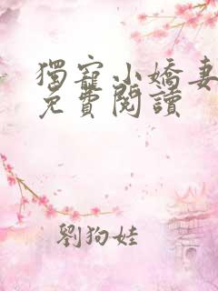独宠小娇妻全文免费阅读