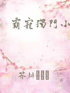 霸宠独门小娇妻