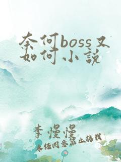 奈何boss又如何小说