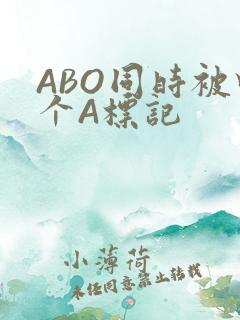 ABO同时被四个A标记