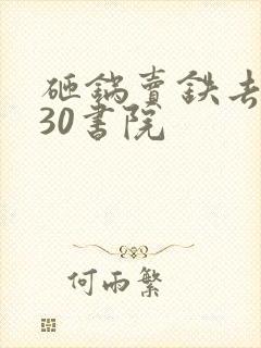 砸锅卖铁去上学30书院